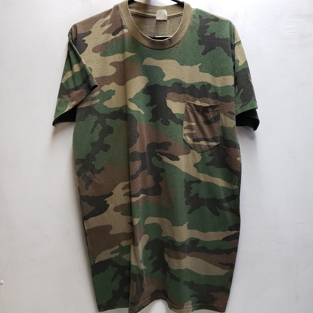 Vintage Camouflage Short Sleeve Tee
